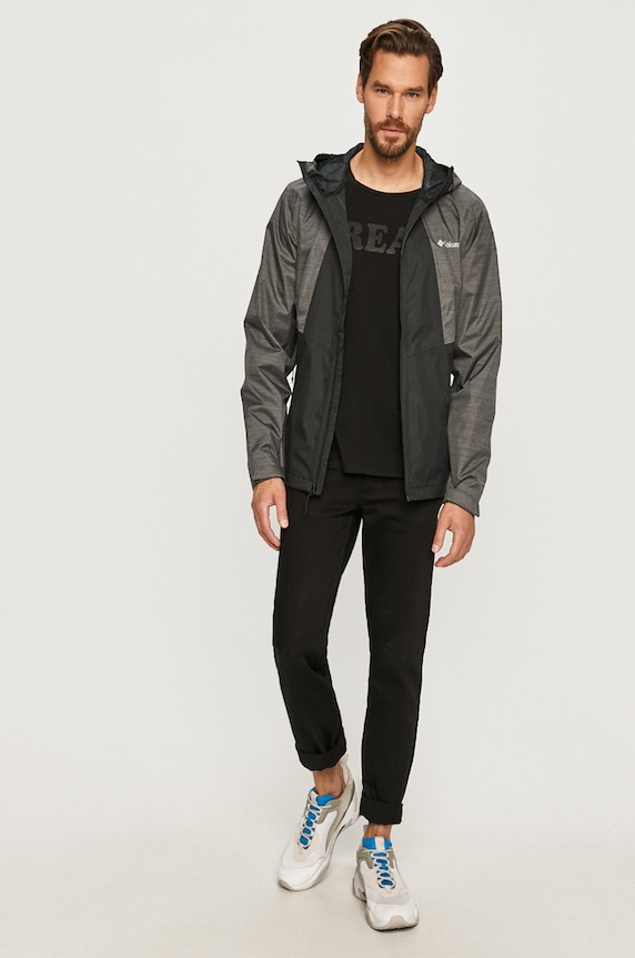 Turistická bunda Columbia Inner Limits II Jacket 1893991 čierna AW23