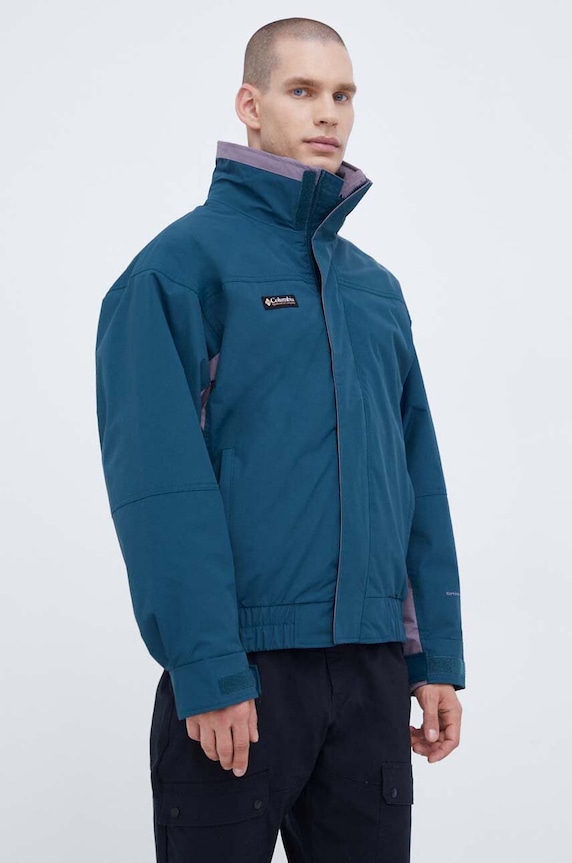 Turistická bunda Columbia nezateplené tyrkysová 1698401