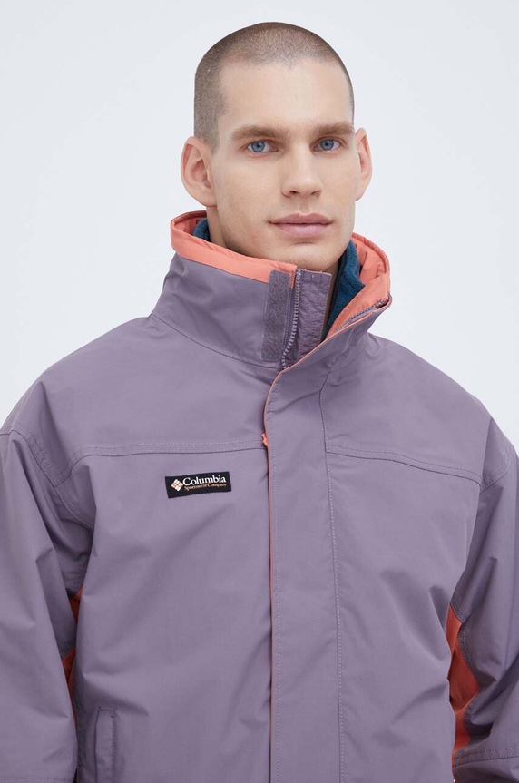 Яке за спортове на открито Columbia 1698401 виолетов AW23