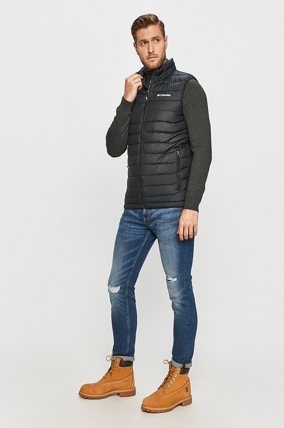 Αμάνικο μπουφάν Columbia 1748031 μαύρο SS24