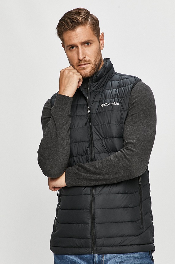 Αμάνικο μπουφάν Columbia μαύρο 1748031