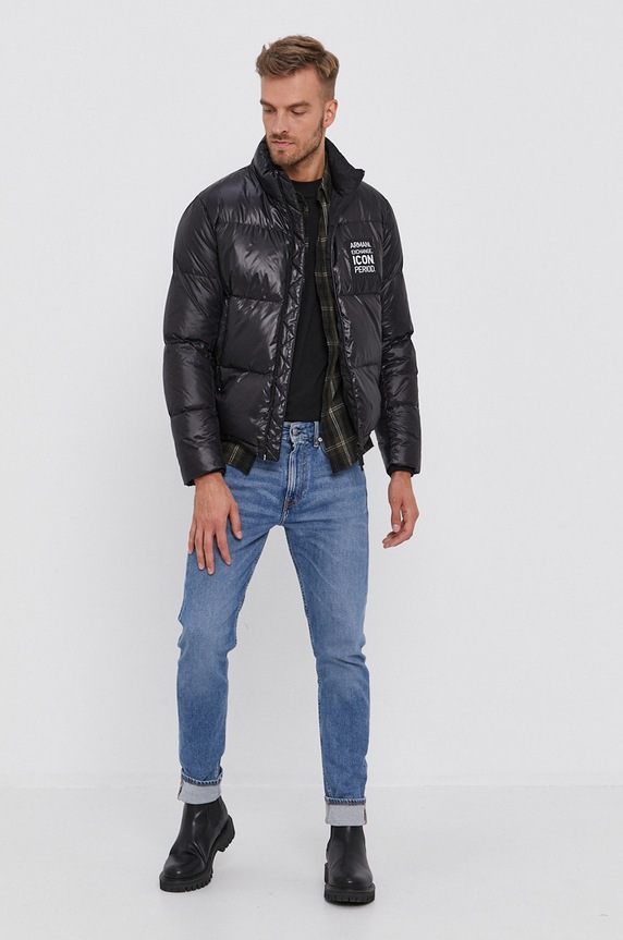 Péřová bunda Armani Exchange 8NZBP2.ZNYNZ.NOS černá AA00