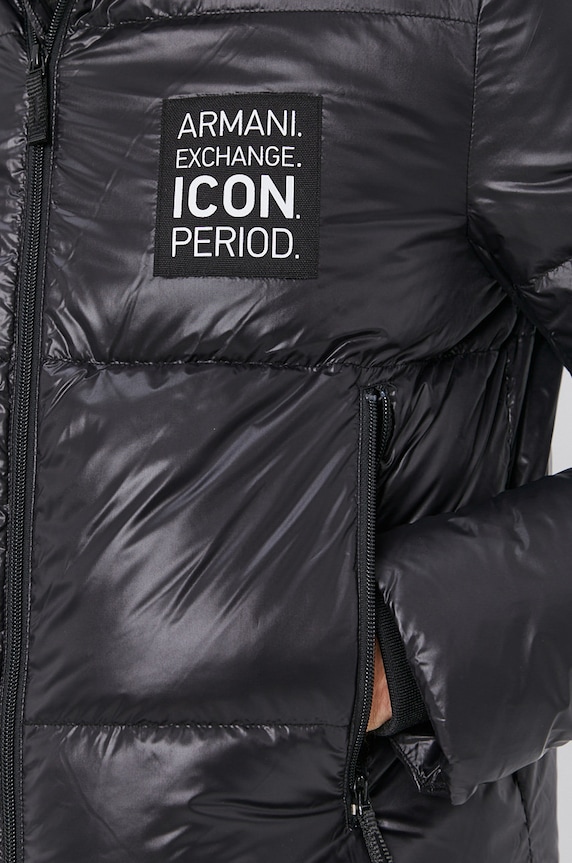 Péřová bunda Armani Exchange 8NZBP2.ZNYNZ.NOS černá