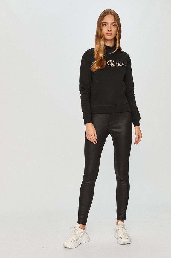 Calvin Klein Jeans - Spodnie J20J214895 J20J214895 czarny AW20