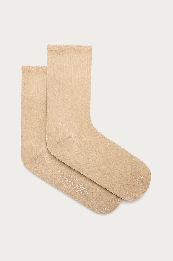 Tommy Hilfiger - Zokni hosszúszárú zokni bézs 100000863