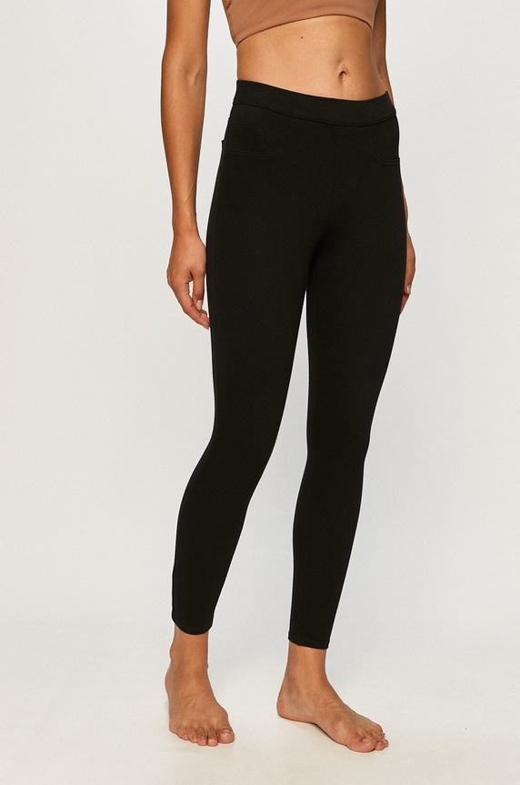 Spanx - Legginsy z elastanem czarny 20018R