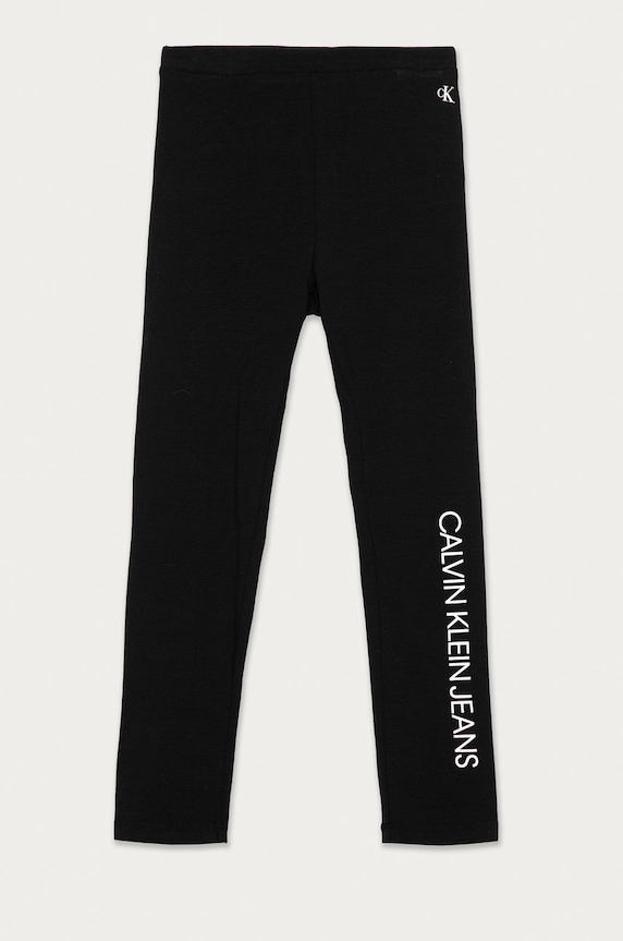 Calvin Klein Jeans - Dětské legíny 116-176 cm pletenina černá IG0IG00740