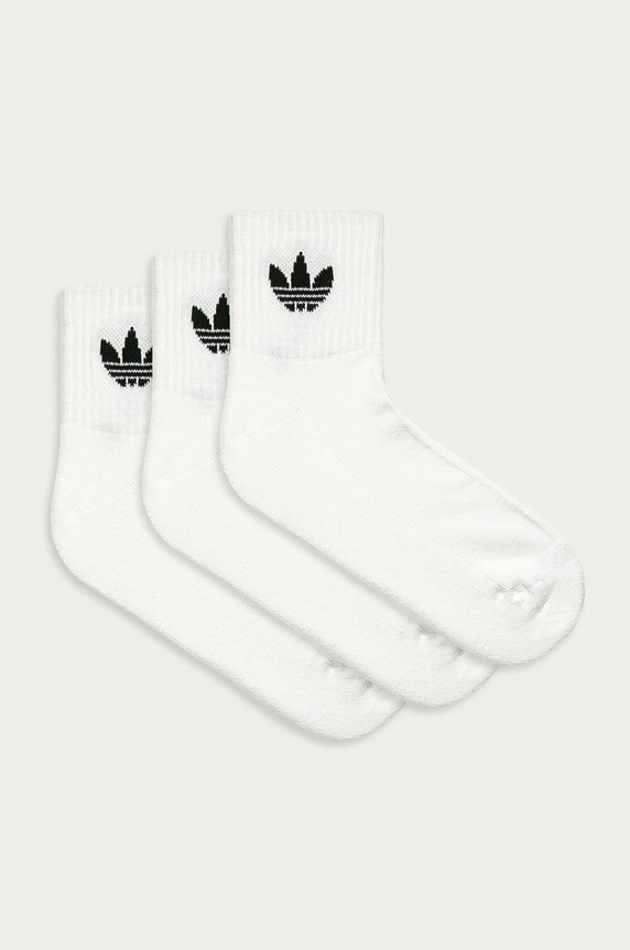 adidas Originals - Κάλτσες (3-pack) ψηλές κάλτσες λευκό FT8529