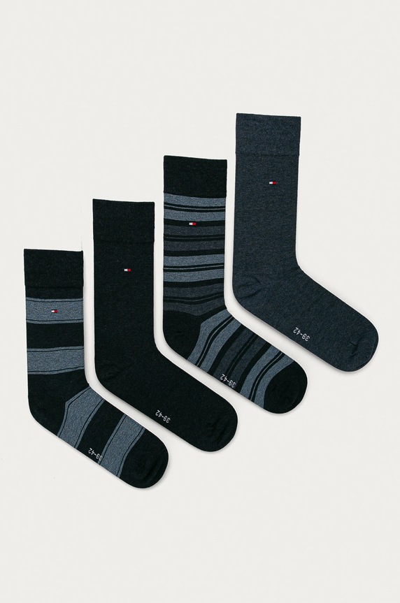 Tommy Hilfiger - Skarpetki (4-pack) 100000845 skarpetki długie niebieski 100000845