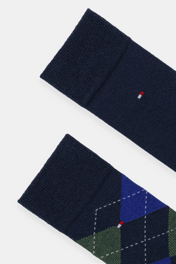 Tommy Hilfiger skarpetki 2-pack 100001495 niebieski SS26