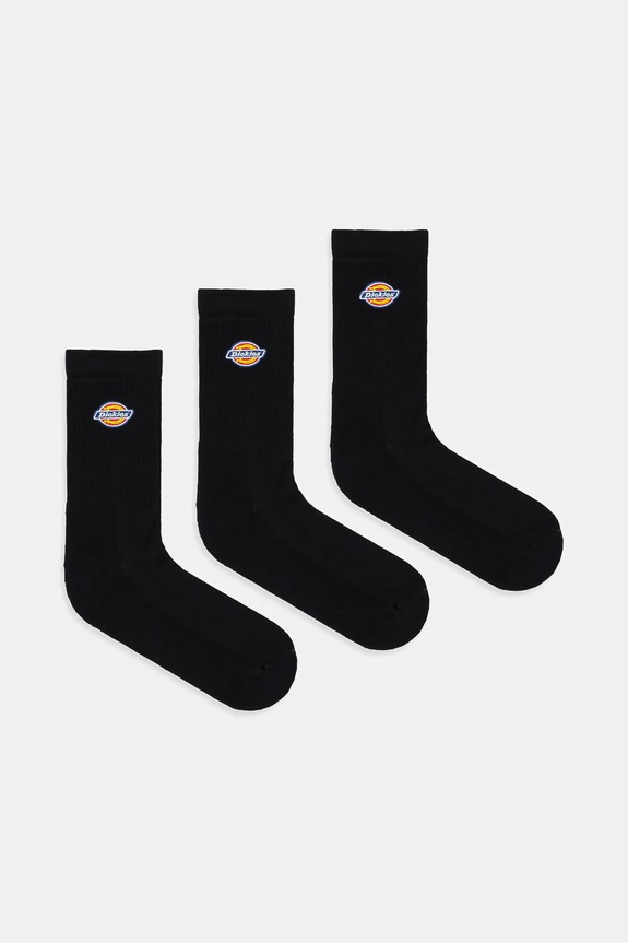 Ponožky Dickies (3-pack) dlouhé ponožky černá DK0A4X82BLK