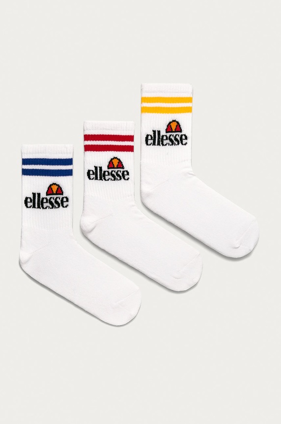 Ellesse - Skarpetki (3-pack) skarpetki długie biały SAAC1208