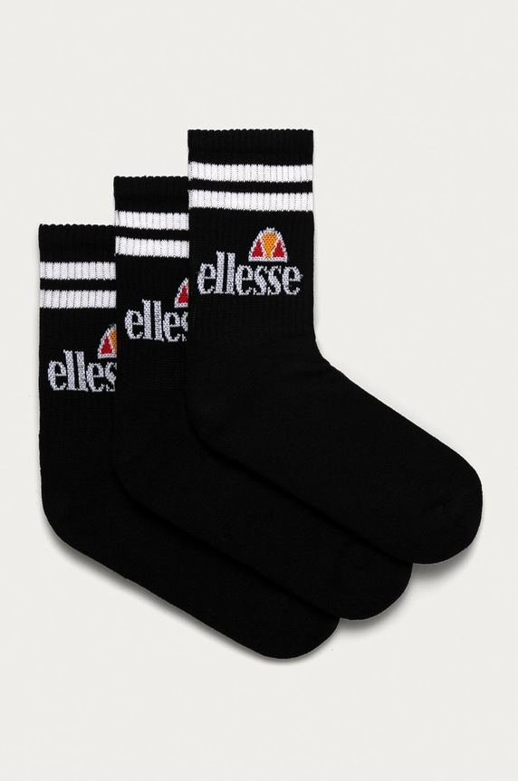 Ellesse - Skarpetki (3-pack) skarpetki długie czarny SAAC0620