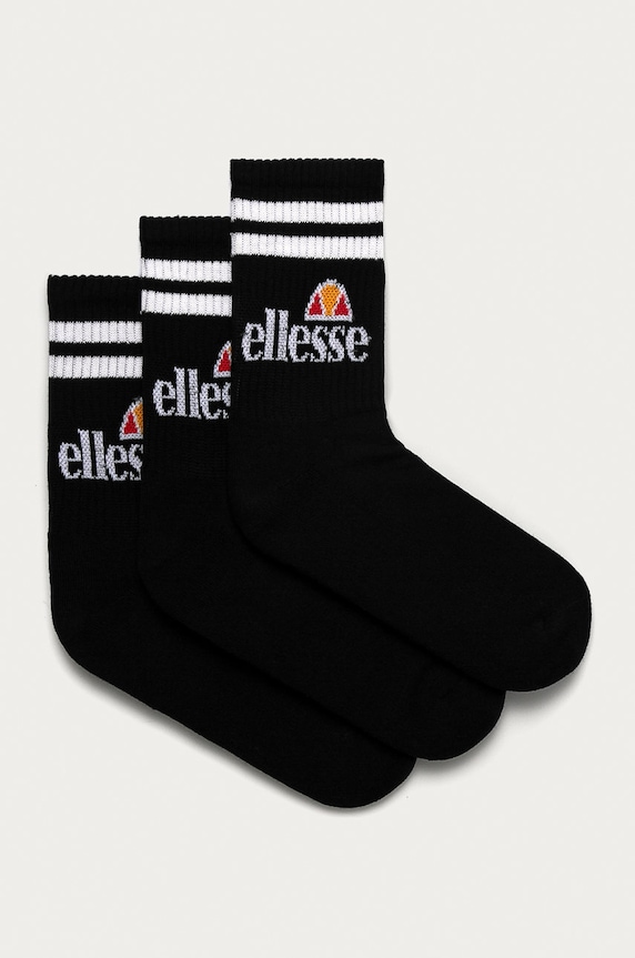 Ellesse - Skarpetki (3-pack) skarpetki długie czarny SAAC0620