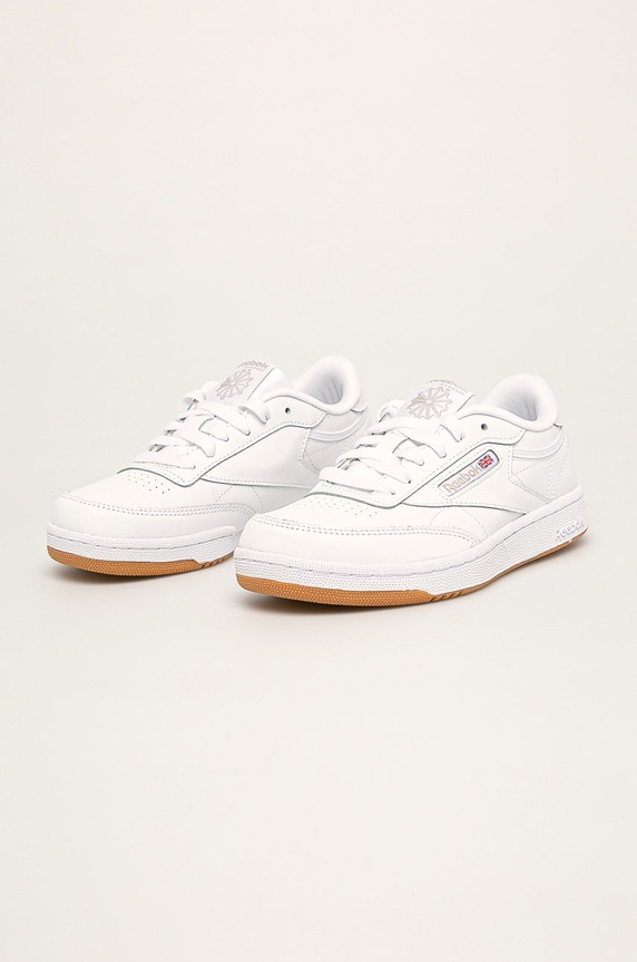 Reebok Classic - Buty dziecięce Club C CN5646 CN5646 biały AW20