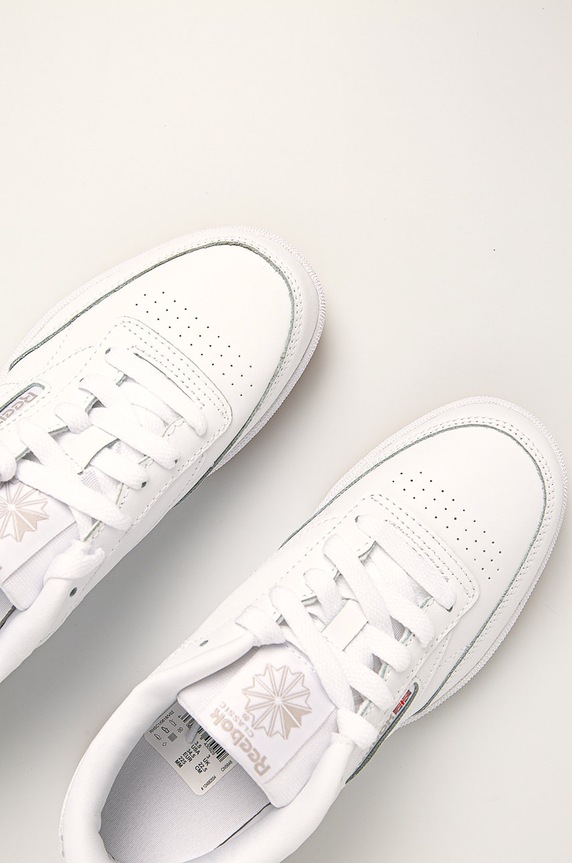 Reebok Classic - Buty dziecięce Club C CN5646 CN5646 biały