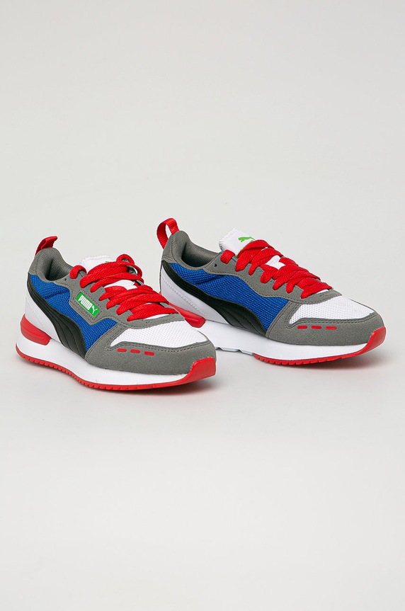 Puma - Dětské boty R78 Jr 373616 373616 šedá SS22