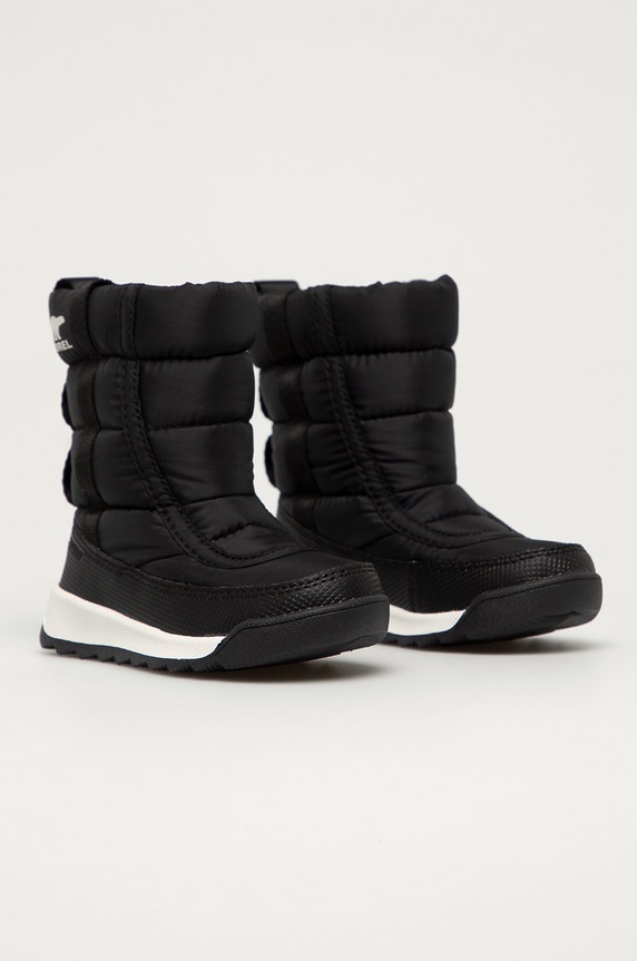 Sorel - Śniegowce dziecięce Childrens Whitney 1916582 czarny AW23