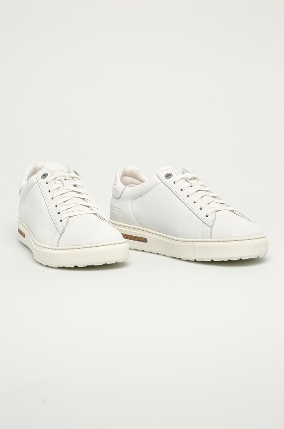 Birkenstock sneakersy skórzane Bend Low 1017724 biały ZW20