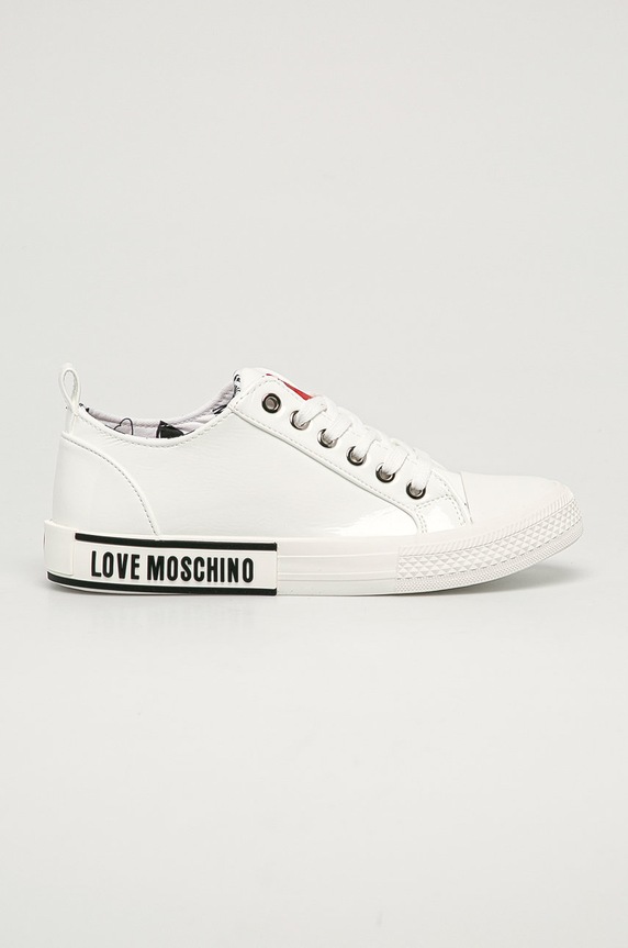 Love Moschino - Tenisky plochá bílá JA15372G0BJG0100