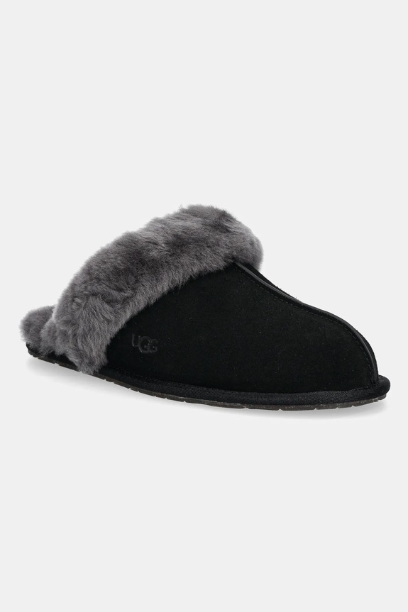 UGG - Velúr papucs Scuffette II fekete 1106872.BCGR