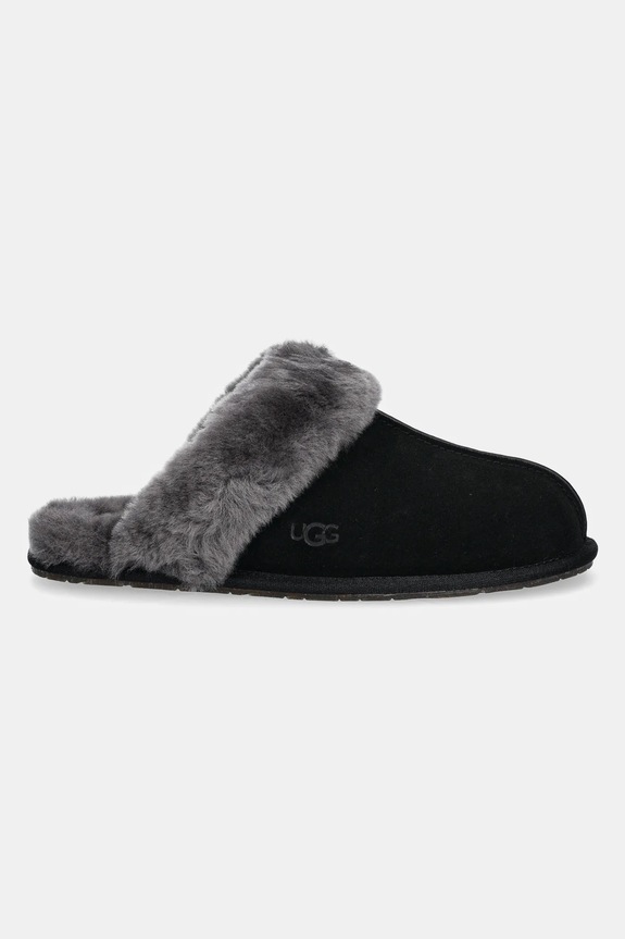 UGG - Velúr papucs Scuffette II 1106872.BCGR fekete AW25