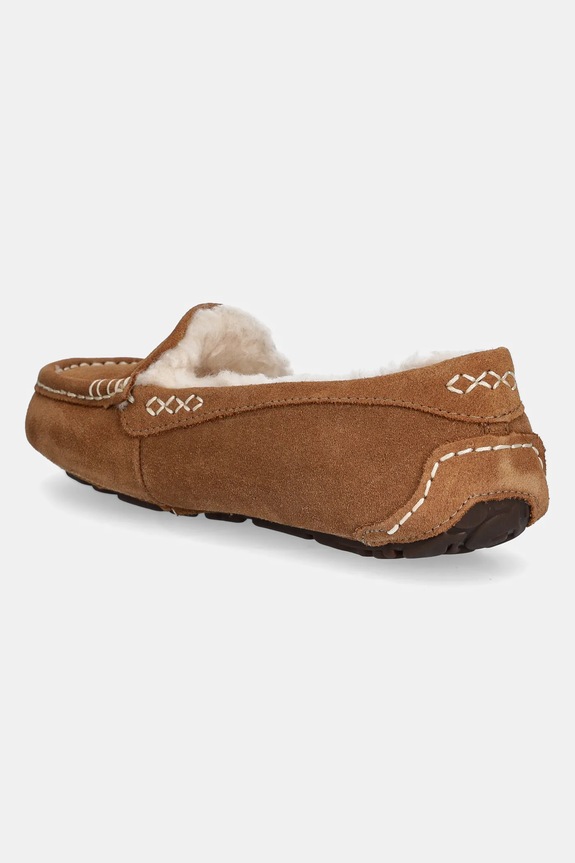 Obuwie UGG - Kapcie zamszowe Ansley 1106878.CHE brązowy