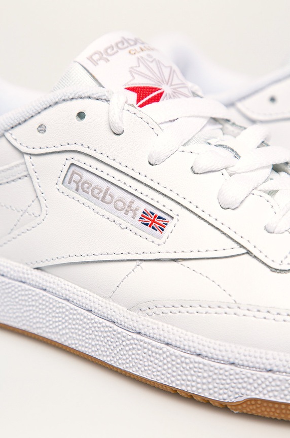 Δερμάτινα sneakers Reebok Classic CLUB C 85 λευκό BS7686.100000016