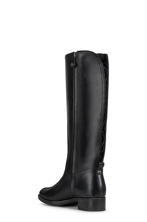 Geox - Bőr csizma fekete D04G1A.00043.FELICITY