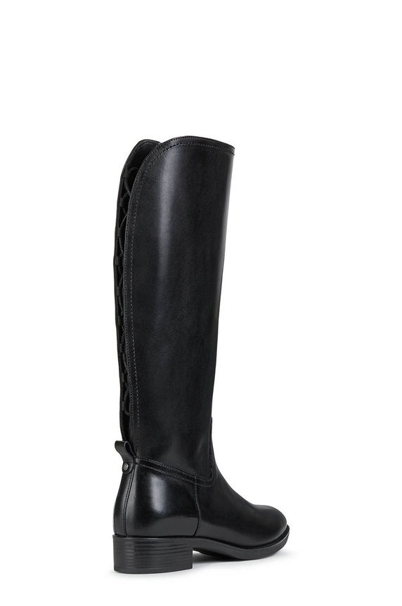 Geox - Bőr csizma D04G1A.00043.FELICITY fekete