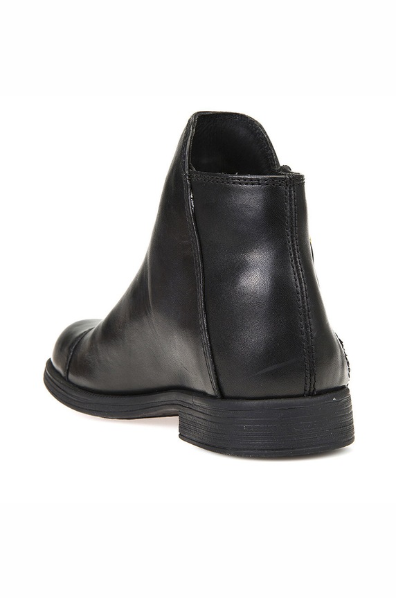 Geox - Botki skórzane JR AGATA czarny J5449C.00043.AGATA