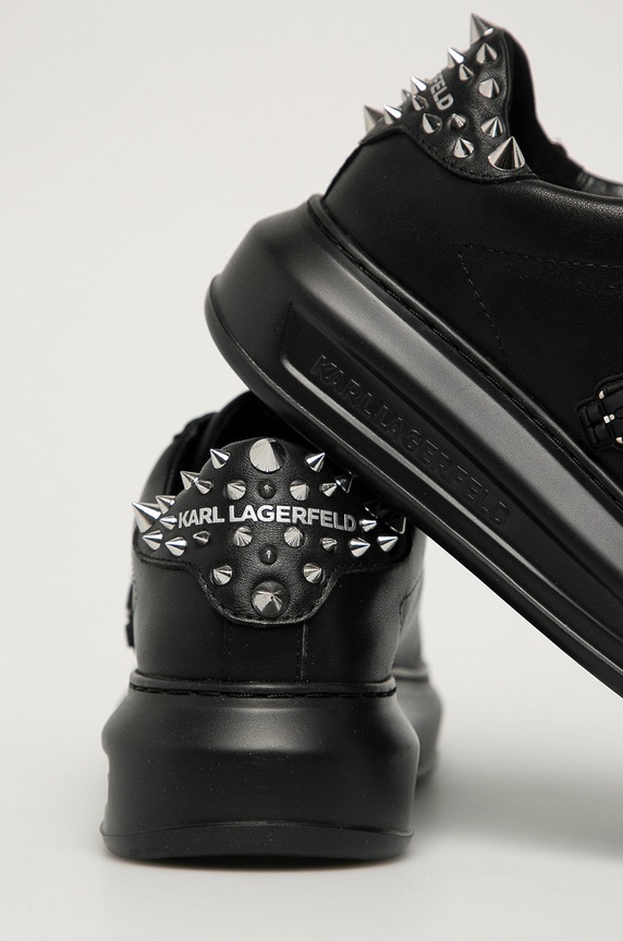 Obuwie Karl Lagerfeld - Buty skórzane KAPRI KL62529.00X czarny