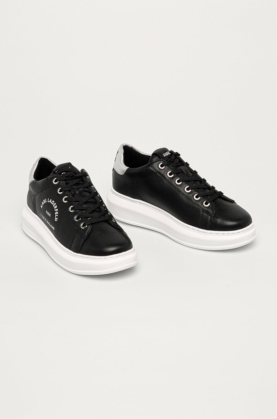 Karl Lagerfeld - Buty skórzane KAPRI KL62538.00S czarny AW20