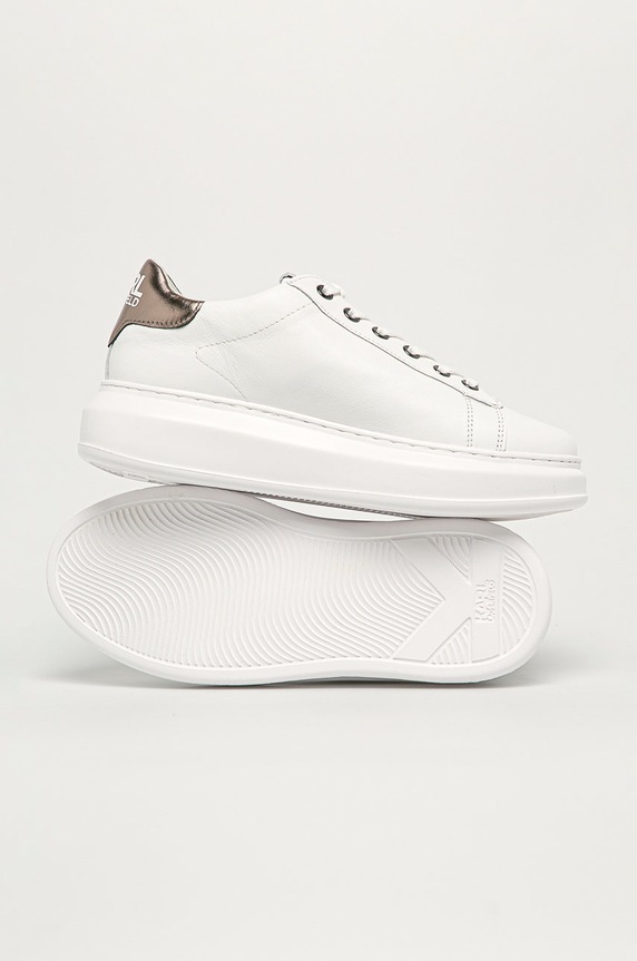 Karl Lagerfeld - Δερμάτινα παπούτσιαKAPRI λευκό KL62538.01S