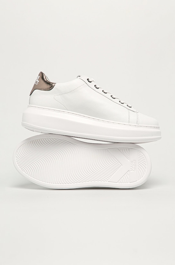 Karl Lagerfeld - Δερμάτινα παπούτσιαKAPRI λευκό KL62538.01S