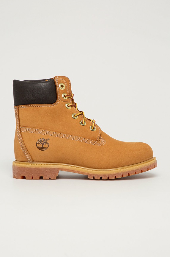 Timberland bocanci din piele întoarsă Premium 6 Premium 6 Inch Boot usor izolat maro TB0103617131