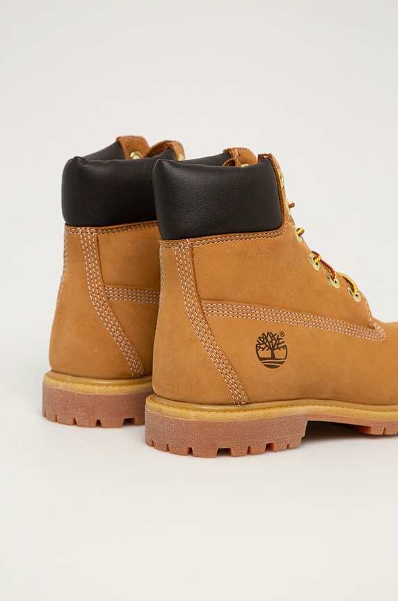 Încălțăminte Timberland bocanci din piele întoarsă Premium 6 Premium 6 Inch Boot TB0103617131 maro