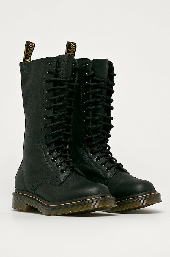 Dr. Martens - Kozaki skórzane 1B99 DM11820008 czarny AW21