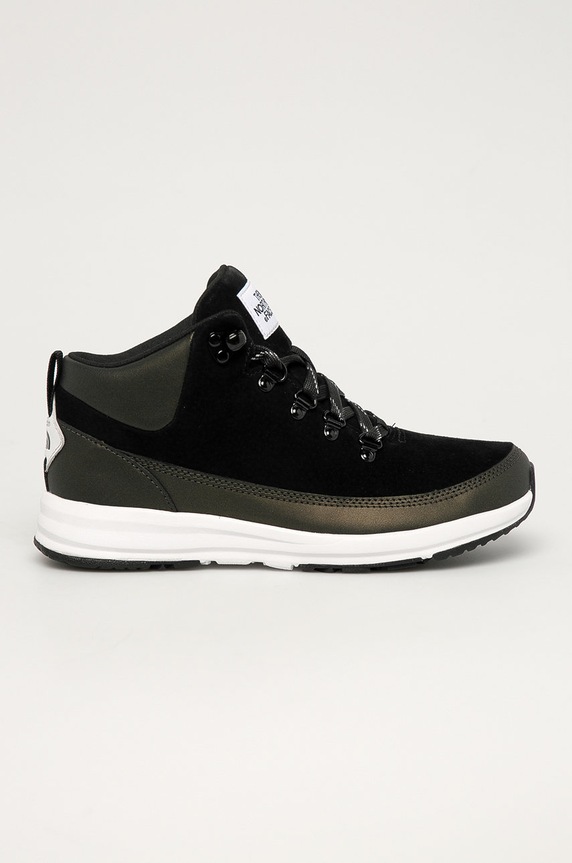The North Face - Buty Back to Berkly Redux Remt skóra zamszowa czarny NF0A46AVKY41