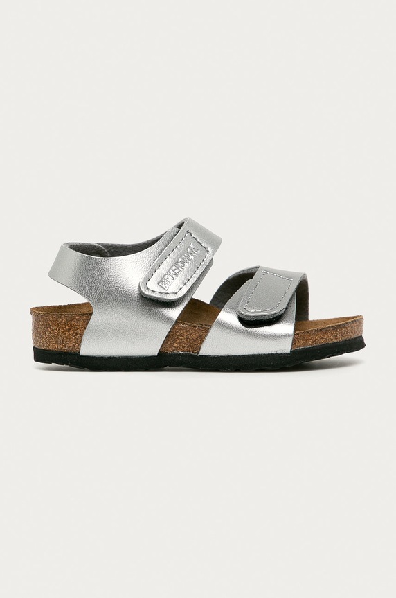 Birkenstock - Sandały dziecięce Palu srebrny 1017356.BIRKENSTOCK