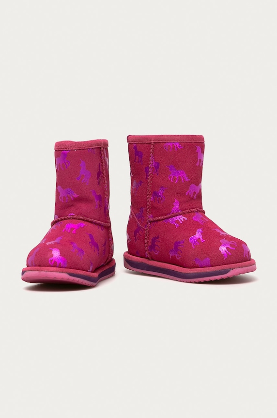Emu Australia śniegowce dziecięce Rainbow Unicorn Brumby K12373.DEEP.PNK różowy AW20