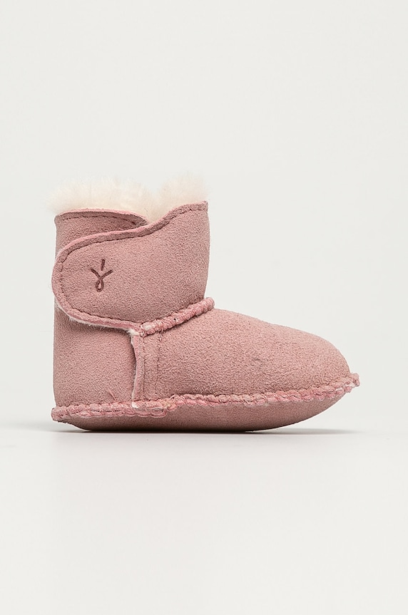 Emu Australia - Buty dziecięce Baby Bootie ocieplane różowy B10310.BAB.PNK