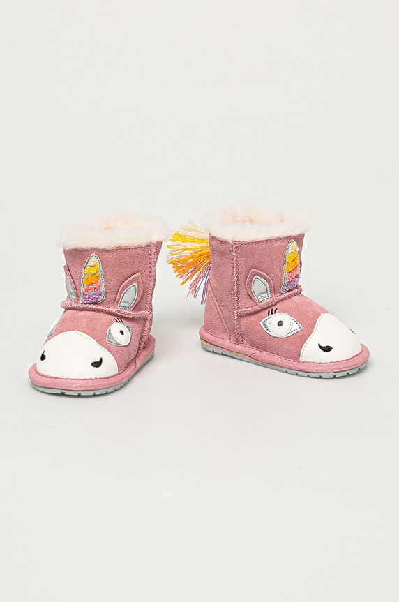 Emu Australia stivali da neve bambini Magical Unicorn Walker B12409.PALE.PNK rosa AW20