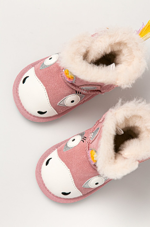 Emu Australia stivali da neve bambini Magical Unicorn Walker B12409.PALE.PNK rosa