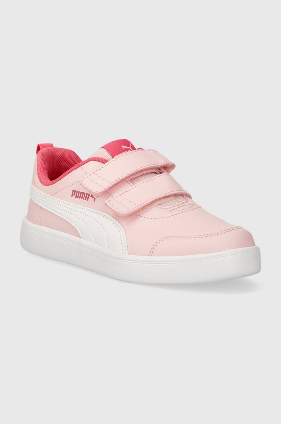 Puma sneakersy dziecięce Courtflex v2 371543 różowy AW23