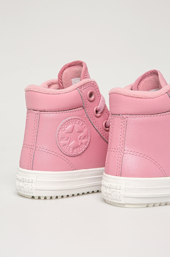 Converse - Dětské kožené kecky růžová 668766C