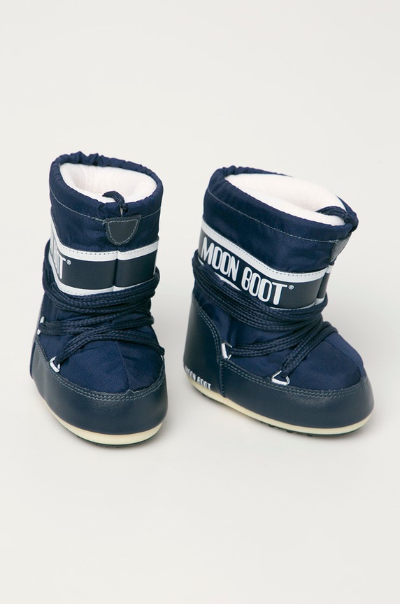 Moon Boot - Śniegowce dziecięce 140043.MOON.BOOT.MINI granatowy AW24