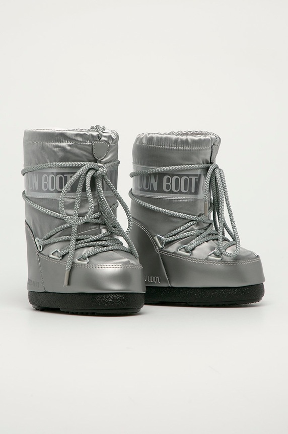 Moon Boot - Παιδικές μπότες χιονιού Glance 140168.MOON.BOOT.GLANCE ασημί AW20