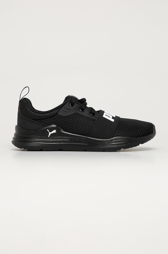 Puma - Buty dziecięce Wired Run PS 374216 imitacja skóry licowej czarny 374216