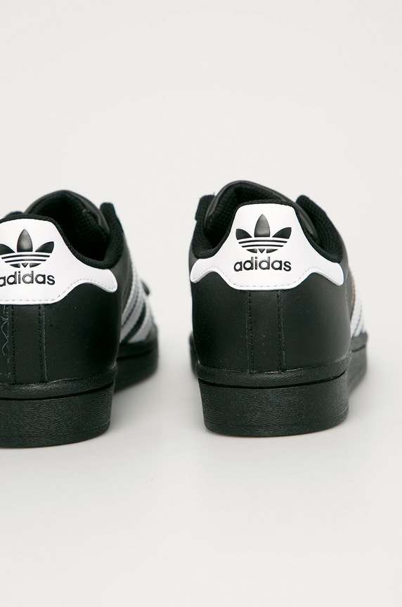 Kožne tenisice adidas Originals Superstar crna EF5398